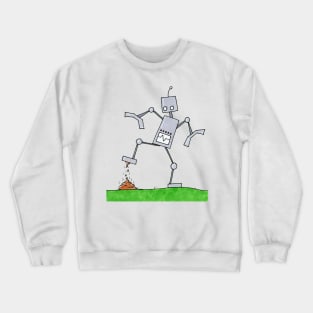 Stepped on poop Crewneck Sweatshirt